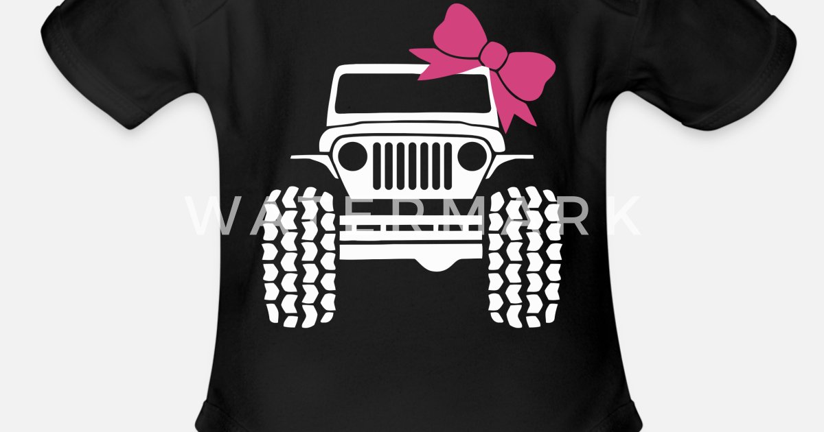 Jeep Girl Baby Bodysuits