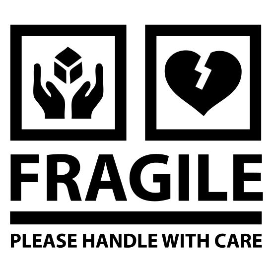 Fragile Please Handle With Care Sign Women S Hoodie Spreadshirt