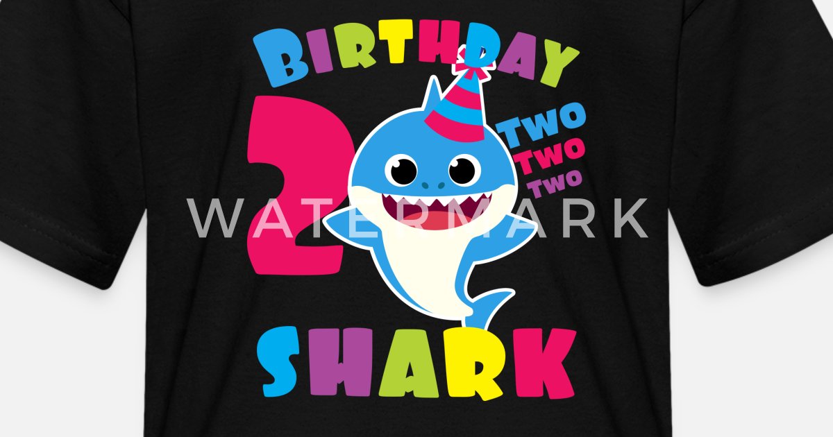 Vintage Retro Dad Shark Birthday Funny Shark Lover T-Shirt