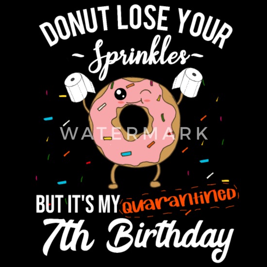 Social Distancing Gift Outfit Funny Toilet Paper Quarantined Donut Kids Joke Tee Shirt Brother of the Birthday Boy Youth T-Shirt