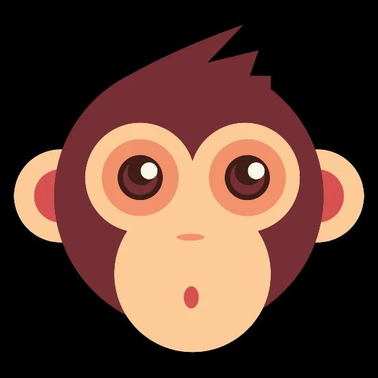 Cute Monkey Cartoon Face Kids T Shirt Spreadshirt