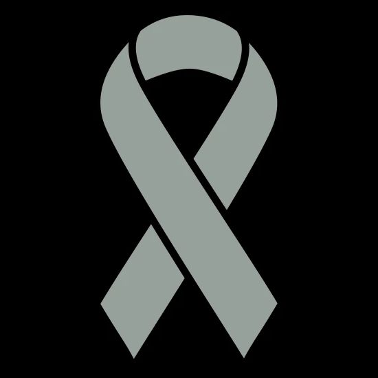 Grey Brain Cancer Ribbon Kids' T-Shirt | Spreadshirt