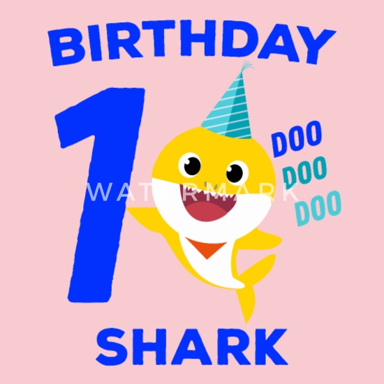 Baby Shark 1st Birthday Baby Shark Song Gifts Kids T Shirt