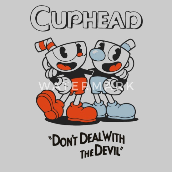 CUP HEAD IMAGE HOODY GIFT CHILDRENS AND ADULT SIZES VIDEO GAME FUN 