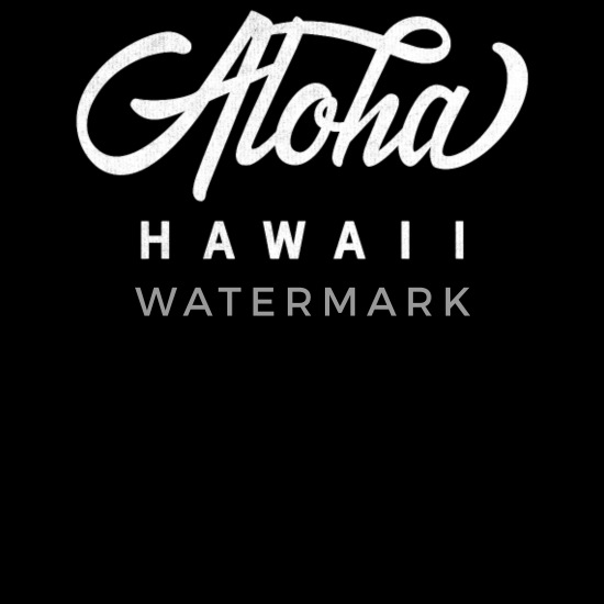 Hawaii Aloha Script Hawaiian Island Life Novelty Unisex Crewneck