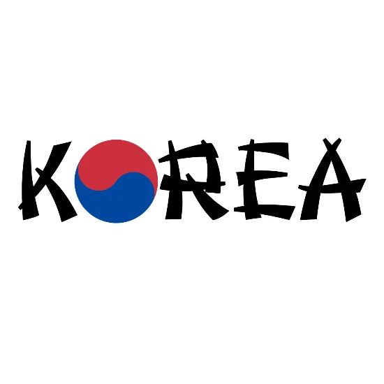 Korea South Korean Flag Taegeuk Travel East Asia Bandana White