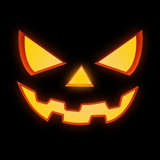 Scary Halloween Horror Pumpkin Face Bandana Spreadshirt - design