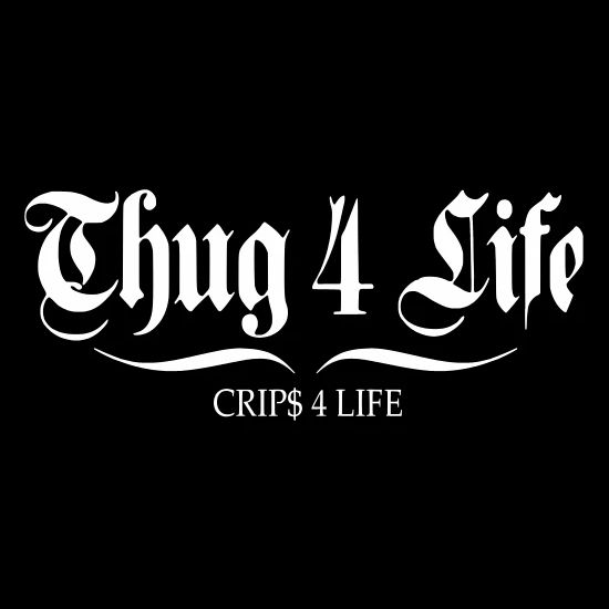 Thug 4 Life Crips 4 Life Bandana Spreadshirt