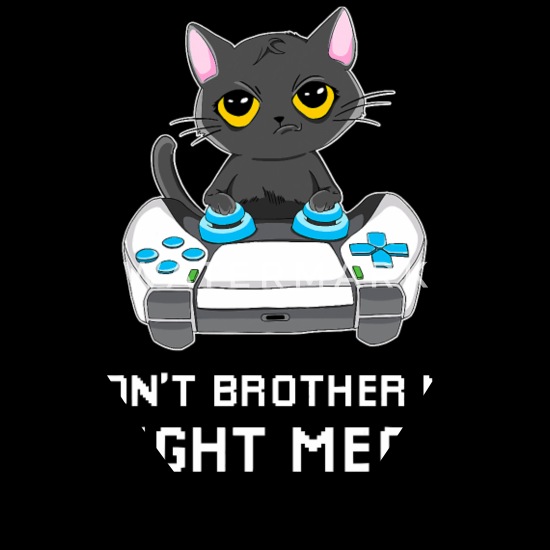 Funny Video Gamer Cat Lover Don t Bother Me Right' Bandana | Spreadshirt
