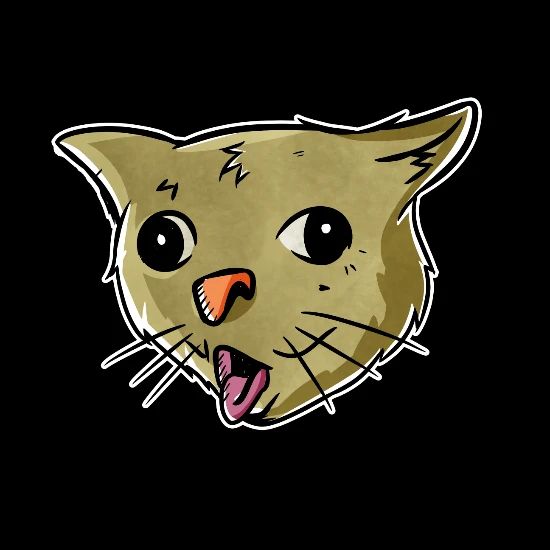 Coughing Cat Meme Funny Ugly Cat Meme Shirt Duffle Bag Spreadshirt