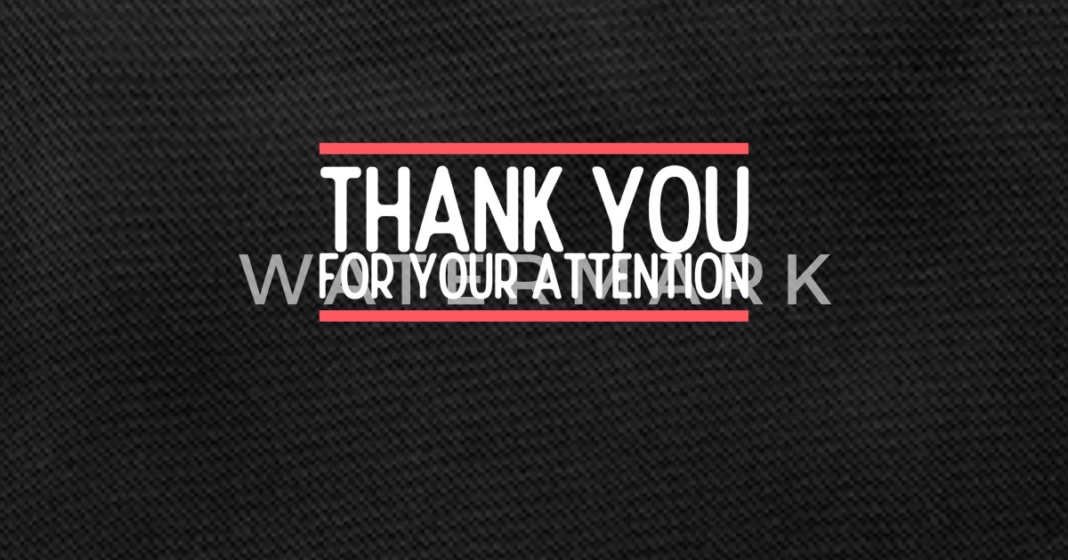 Thank You For Your Attention Gift Duffle Bag | Spreadshirt
