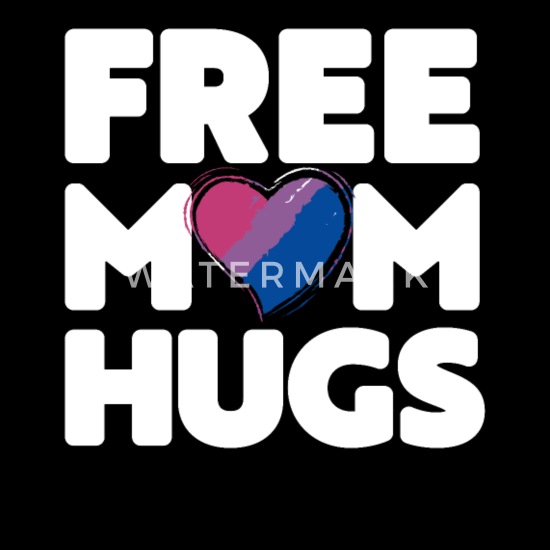 Drawstring Backpack Bag Rainbow Heart Free Mom Hugs Men and Women Home Travel Shopping Rucksack Shoulder Bags 