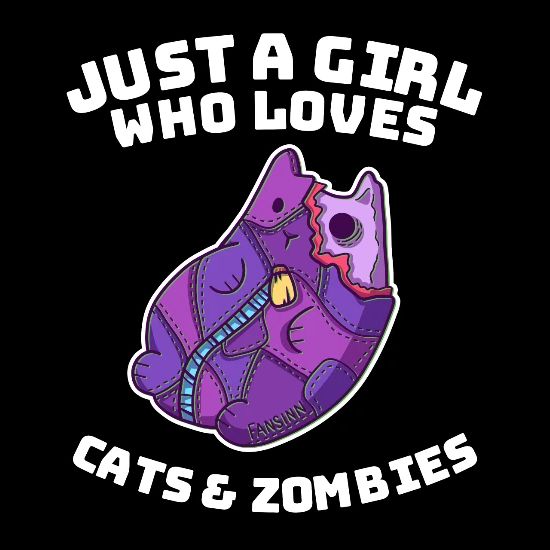 Cat Zombie Monster Girl Men S Tall T Shirt Spreadshirt