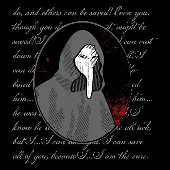 Docteur De Peste De Scp 049 Avec La Fondation De Scp De Citation T Shirt Grande Taille Homme Spreadshirt
