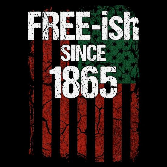 Free Ish Since 1865 Juneteenth Flag Black Pride Unisex Fleece Zip