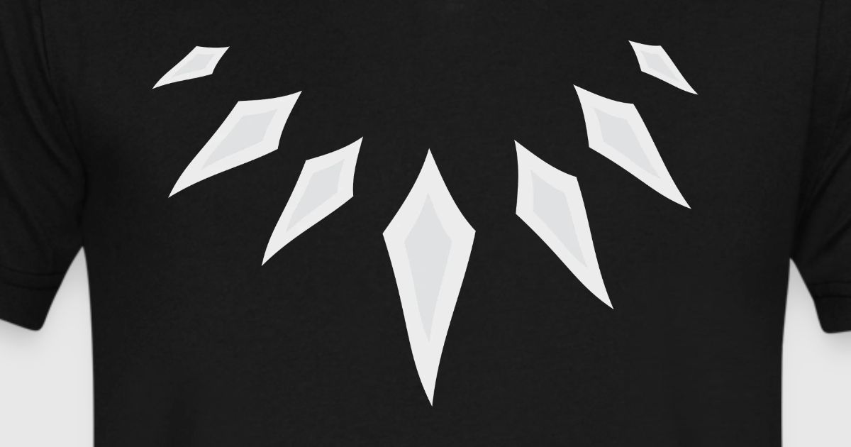 Black Panther Necklace Chain Unisex T Shirt