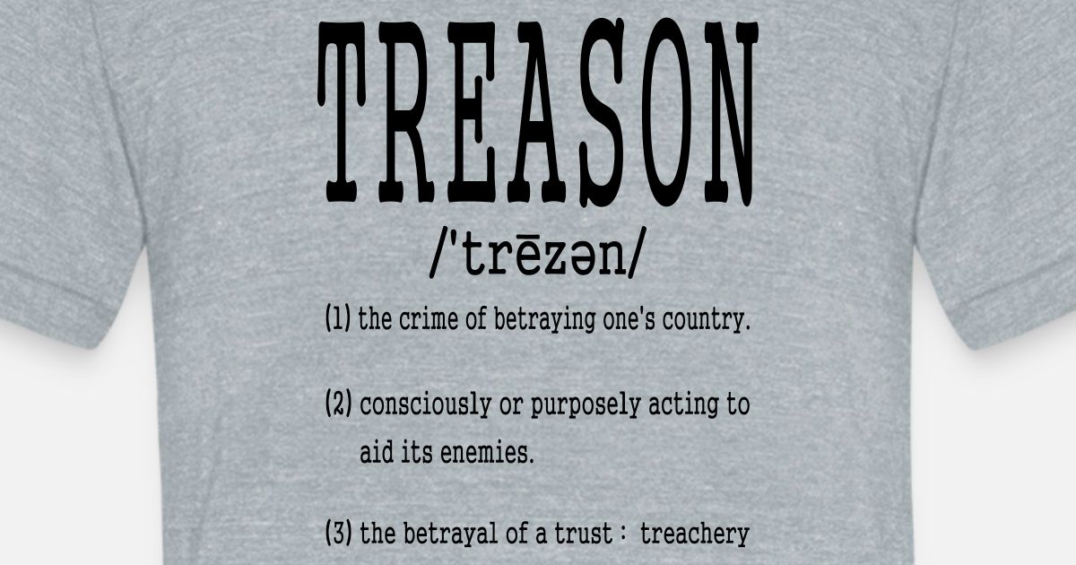 treason definition shirts Unisex TriBlend TShirt Spreadshirt