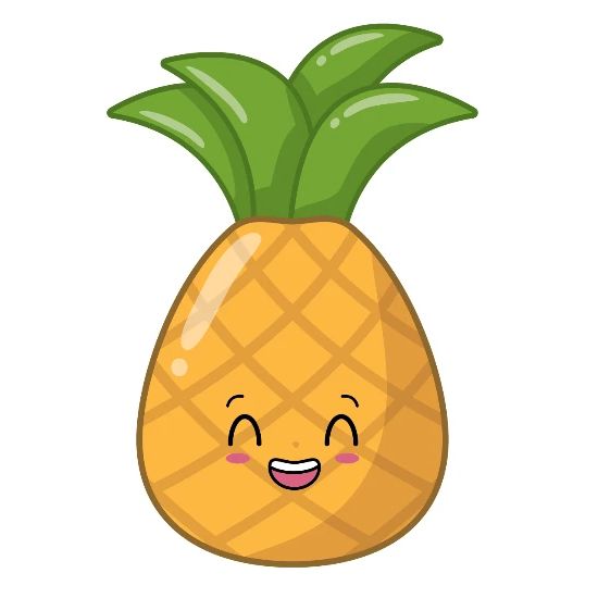 kawaii pineapple smiley face travel mug spreadshirt spreadshirt