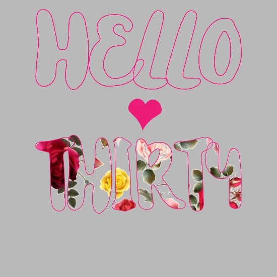 Hello Thirty Happy 30th Birthday Gift T Shirt Travel Mug Spreadshirt