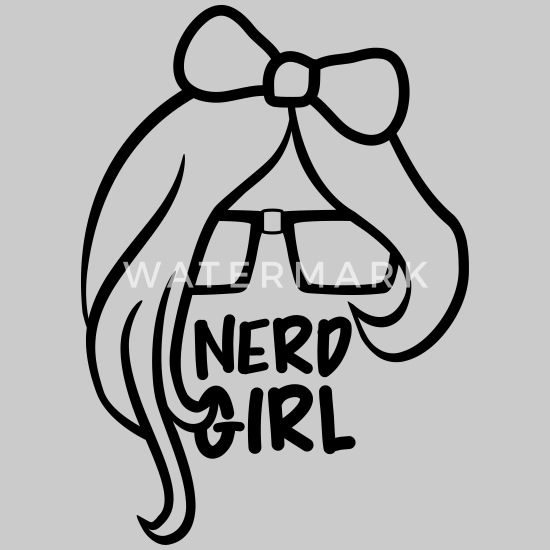 Hair nerd girl 