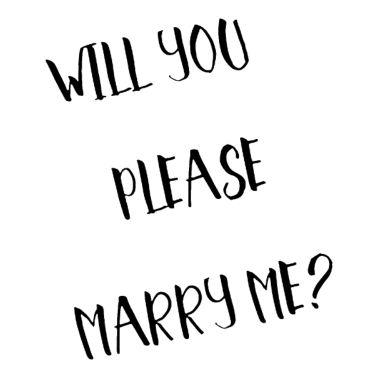 Will You Marry Me Sticker Spreadshirt