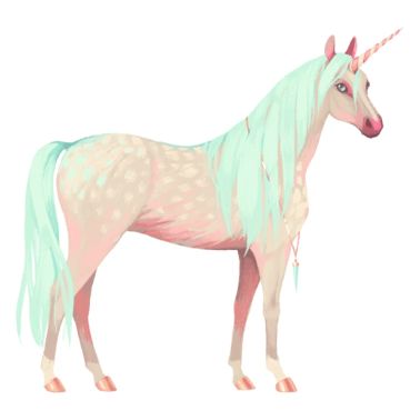 Cute unicorn riding scooter' Sticker | Spreadshirt