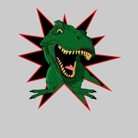 Cartoon Tyrannosaurus Trex Men S Premium T Shirt Spreadshirt