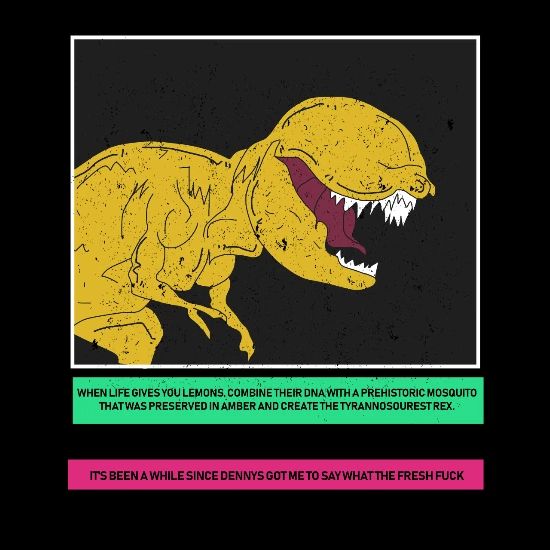 Funny Meme Dinosaur Lemon Gift Present Idea Men S Premium T Shirt Spreadshirt