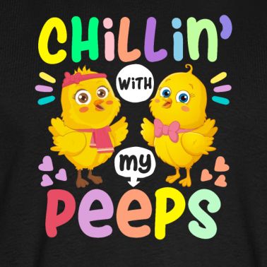 Download Chillin With My Peeps Happy Easter Gift Women's Flowy T ...