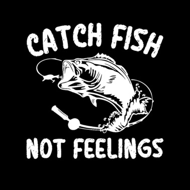 Details about   Catch Fish Not Feelings Sticker Portrait 