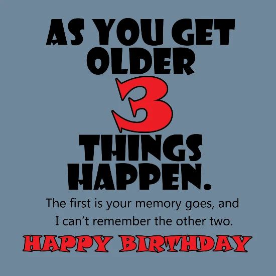 3 Things Happy Birthday Men S Premium T Shirt Steel Blue