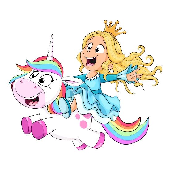 'Princess riding unicorn' Women's Premium T-Shirt | Spreadshirt