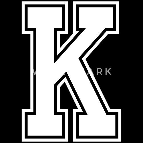 Letter K Alphabet College Style Women S Premium T Shirt Spreadshirt