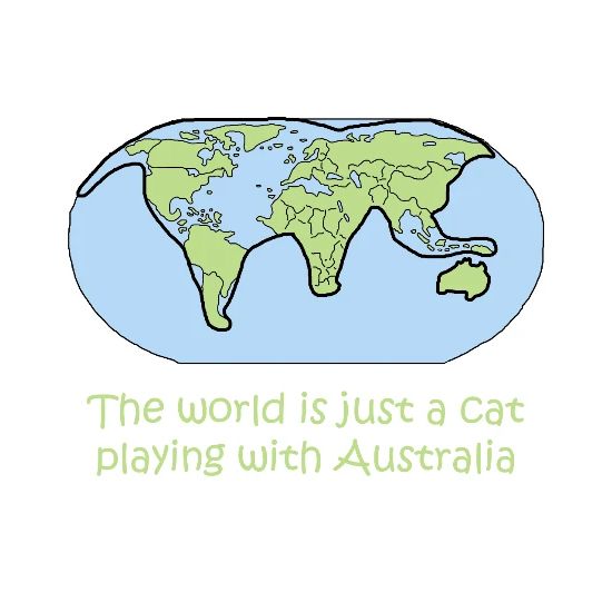 Cat World Map Global Australia Gift Shirt Toddler Premium T Shirt Spreadshirt