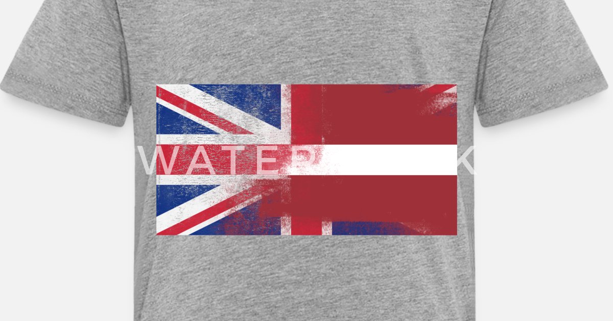 British UK American Flag All Over Toddler T Shirt 