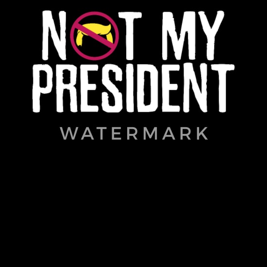 Trump is not my President Mug with Color Inside
