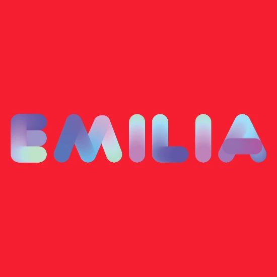 Female Names Blue Neon Emilia Full Color Mug Spreadshirt