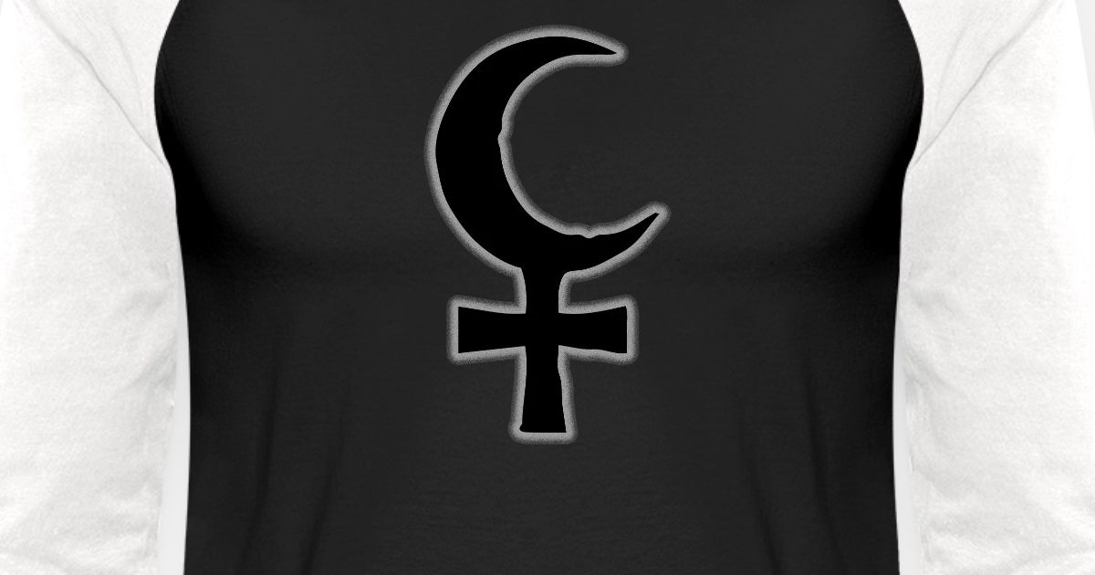 Lilith Astrology Dark Moon Sign' Unisex Baseball T-Shirt ...