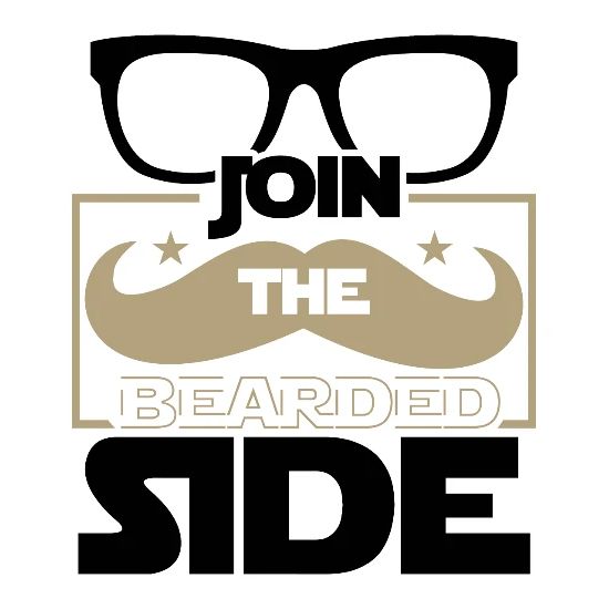 Join The Bearded Side Funny Beard Sayings Mouse Pad Spreadshirt