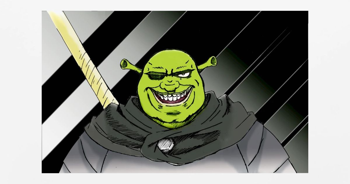 Shrek Anime Edition Mouse Pad Spreadshirt