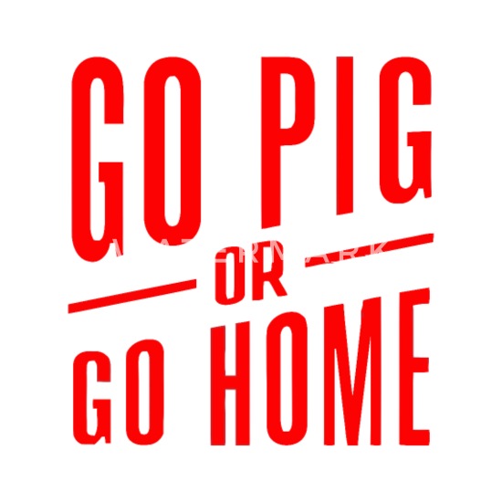 Go Pig or go Home Mouse pad
