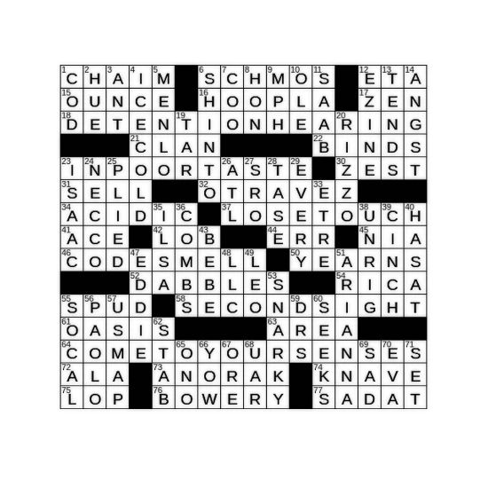Crossword clue Mouse Pad