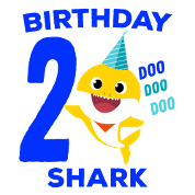 Baby Shark 2nd Birthday Baby Shark Song Gifts Buttons Spreadshirt