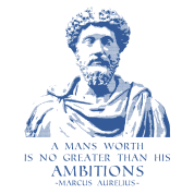 Philosophy Quote Stoic Sayings Marcus Aurelius Men's T ...