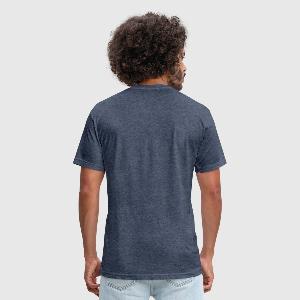 Men’s Fitted Poly/Cotton T-Shirt - Back