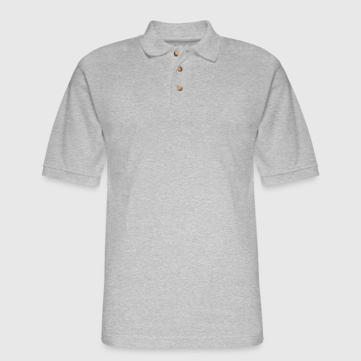 Men's Pique Polo Shirt - Front