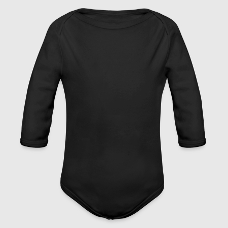 Organic Long Sleeve Baby Bodysuit - Front