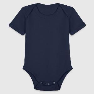 Organic Short Sleeve Baby Bodysuit - Front