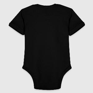 Organic Short Sleeve Baby Bodysuit - Back
