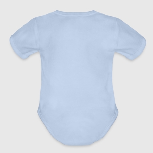 Organic Short Sleeve Baby Bodysuit - Back